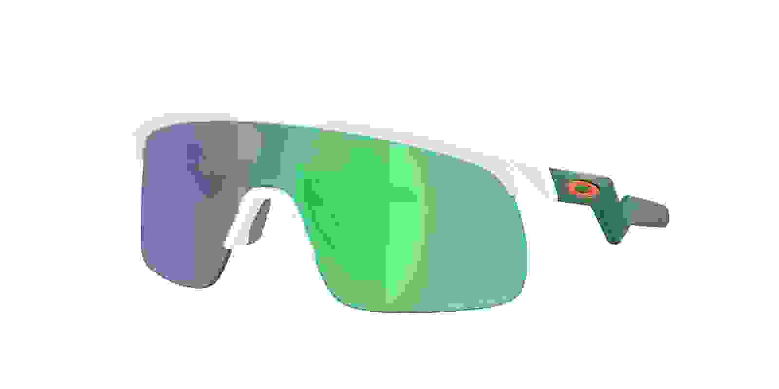Oakley Resistor Youth Prizm Jade Sunglasses - Matte White